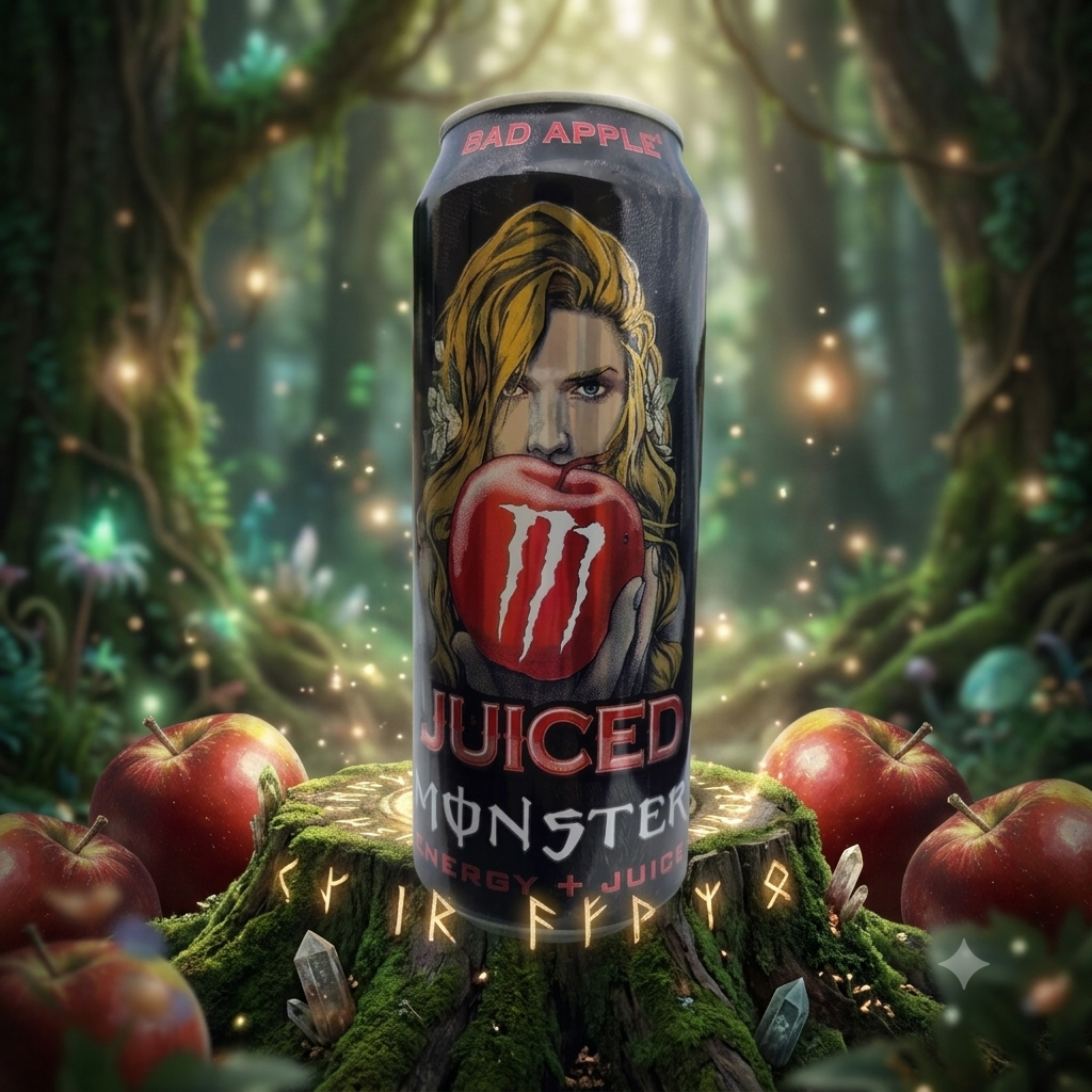 Энергетический напиток Монстр Bad Apple 500ml. Европа Энергетический напиток Монстр Bad Apple 500ml. Европа