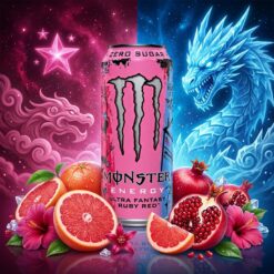 Безалкогольный Энергетический газированный напиток Monster Energy Ultra Fantasy Ruby Red zero sugar 500мл.