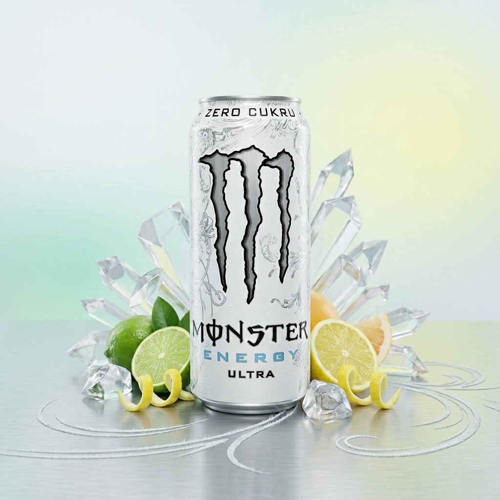 Безалкогольный газированный энергетический напиток Monster Energy Ultra White (500 мл) Безалкогольный газированный энергетический напиток Monster Energy Ultra White (500 мл)