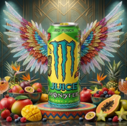 Безалкогольный энергетический газированный напиток Monster Energy Rio Punch Juice 500 мл.