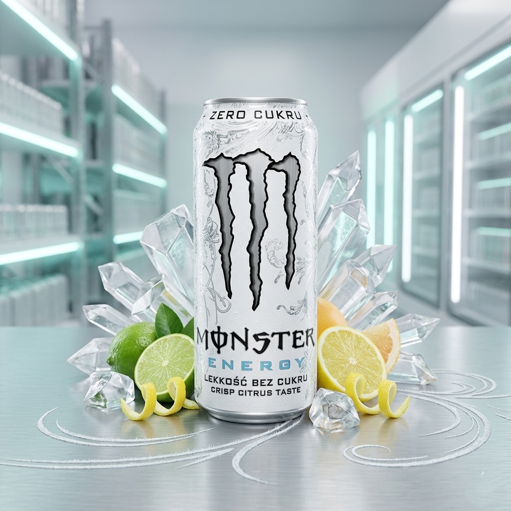 Безалкогольный газированный энергетический напиток Monster Energy Ultra White (500 мл) Безалкогольный газированный энергетический напиток Monster Energy Ultra White (500 мл)
