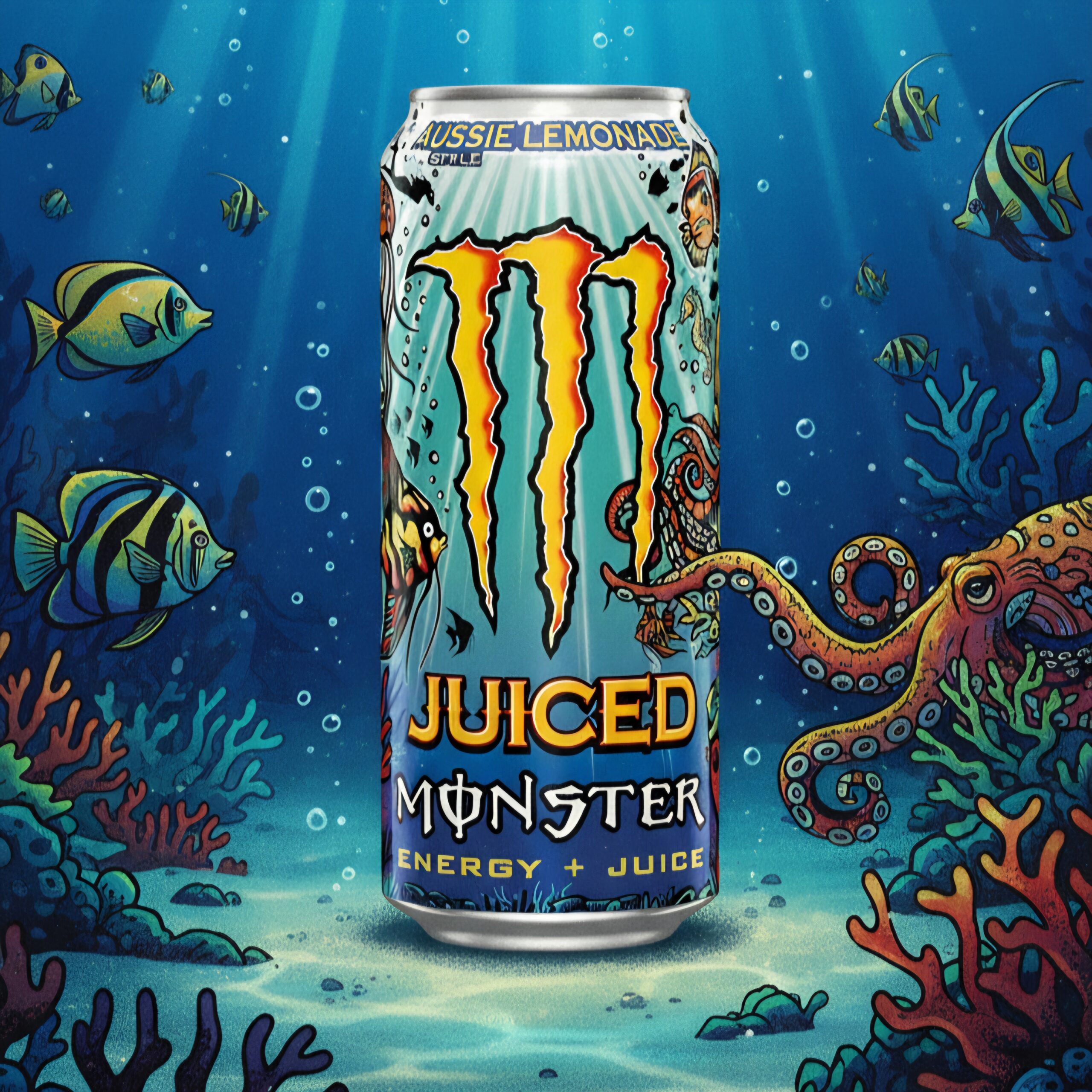 Безалкогольный газированный энергетический напиток Monster Energy Aussie Lemonade (500 мл) Безалкогольный газированный энергетический напиток Monster Energy Aussie Lemonade (500 мл)