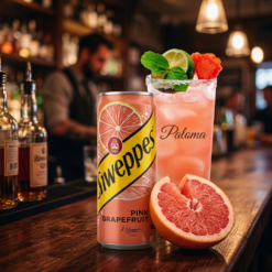 Газированный напиток Schweppes Pink Grapefruit 330 мл. (Европа)