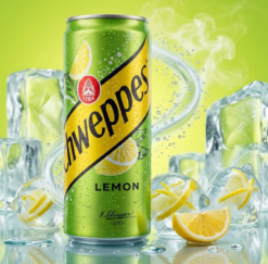Газированный напиток Schweppes Lemon 330мл. Европа.