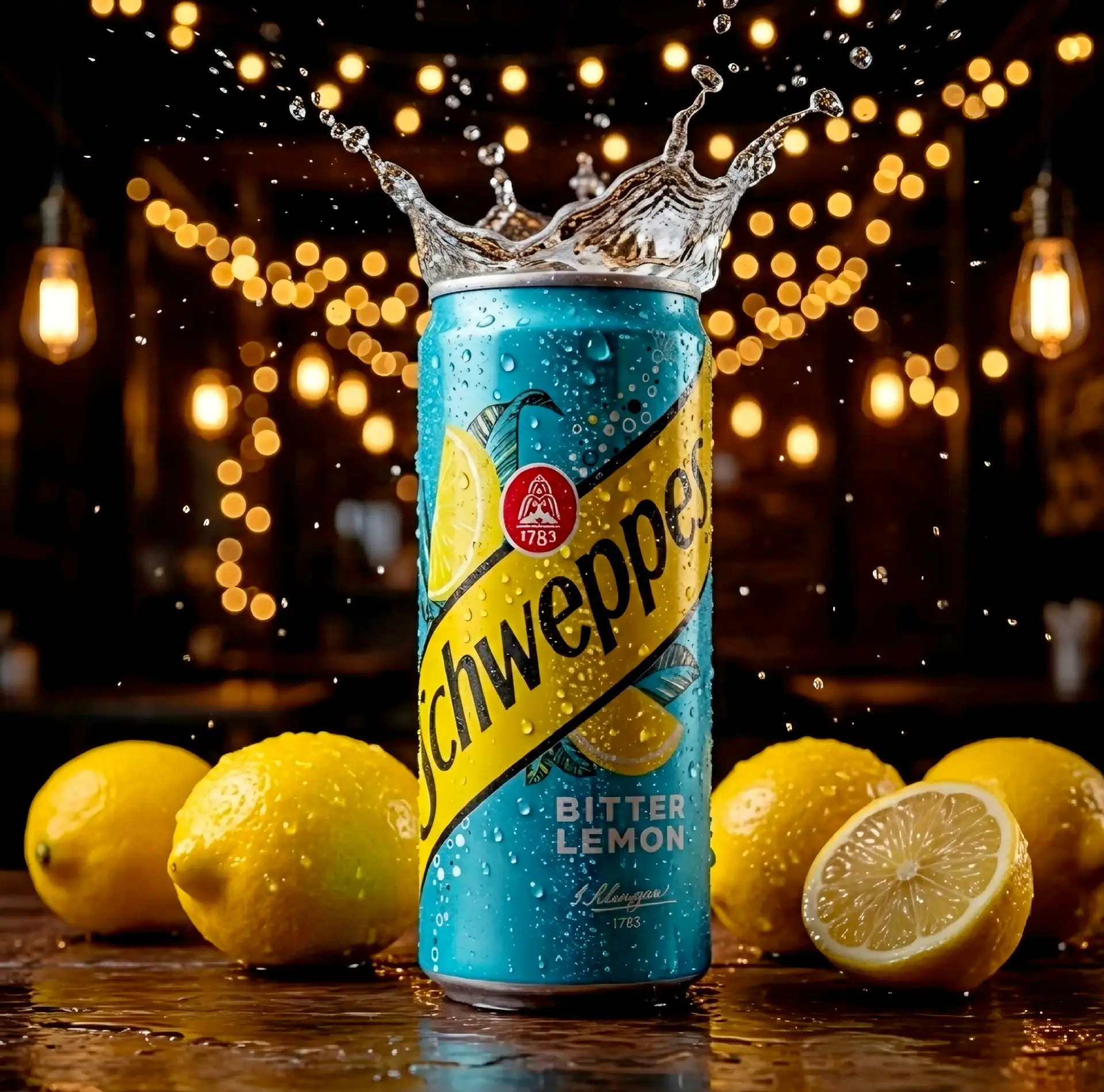 Газированный напиток Schweppes Bitter Lemon 330мл. Европа. Газированный напиток Schweppes Bitter Lemon 330мл. Европа.