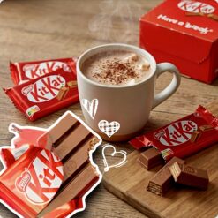 Молочный шоколад с хрустящими вафлями KitKat 41,5гр. Европа. Молочный шоколад с хрустящими вафлями KitKat 41,5гр. Европа.